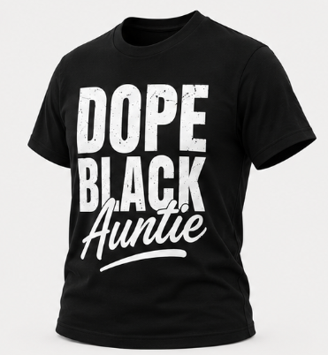Dope Black Auntie Tee
